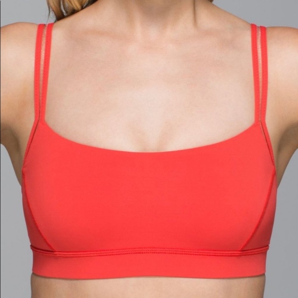 lululemon athletica Red Sports Bra